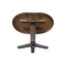 International Concepts 36 in. Solid Wood Round Top Pedestal Table w/12 in. Leaf-30.1 in.High-Dining Height in Hickory/Coal K45-36RXT-23B - alternate 4